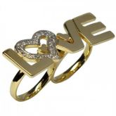 Anel Duplo ( " LOVE " )