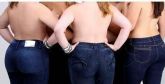 Calça jeans com elastano cintura media
