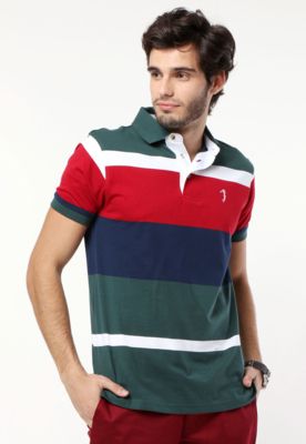 Camiseta polo Listrada Masculina
